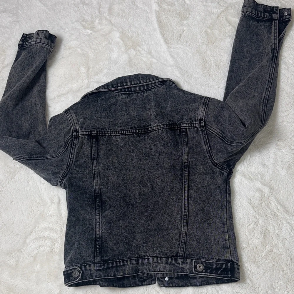 Madison Charcoal Denim Jacket - Picture 6 of 6